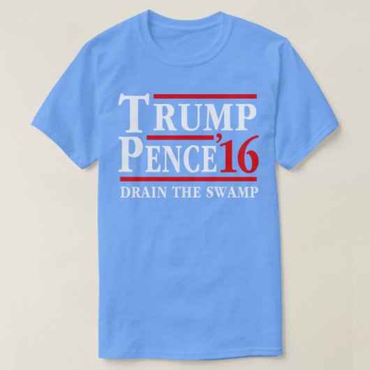 Pence Drain the Swamp T-Shirt (Design vorne)