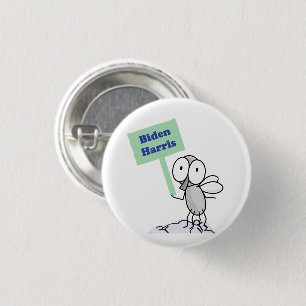 Pence Fly für Biden Harris Button