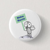 Pence Fly für Biden Harris Button (Vorderseite)