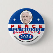 Pence für Präsident 2024 Button (Vorderseite)