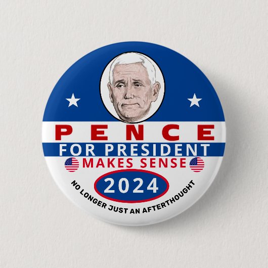 Pence für Präsident 2024 Button (Vorderseite)