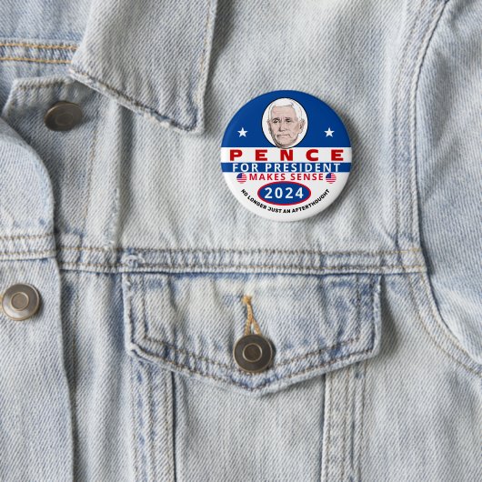 Pence für Präsident 2024 Button (Beispiel)