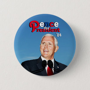 Pence für Präsident '24 Button