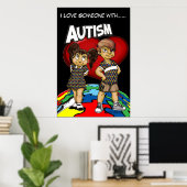 Pencil 2 Pad Co. - Autismus Poster (Heimbüro)
