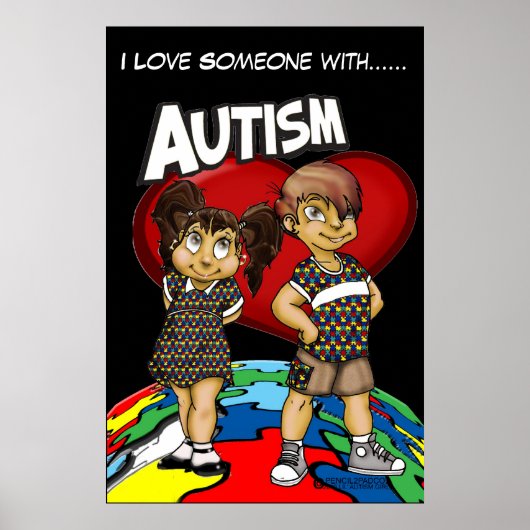 Pencil 2 Pad Co. - Autismus Poster (Vorne)