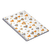 Pencil Art Hearts Notebook Notizblock (Rechte Seite)