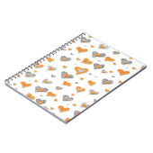 Pencil Art Hearts Notebook Notizblock (Linke Seite)