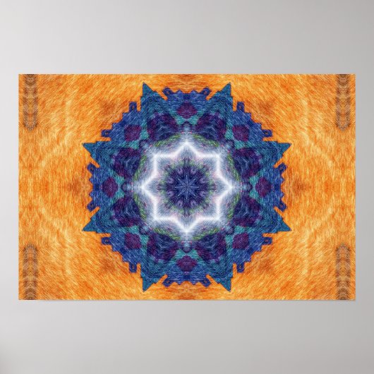 Pencil Art Mandala Poster (Vorne)