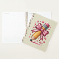 Pencil Coquette Bow Lehrer Wertschätzungsschule