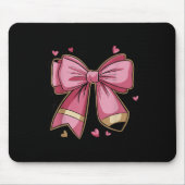 Pencil Coquette Bow Test Day Teacher Motivational Mousepad (Vorne)