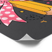 Pencil Coquette Bow Test Day Teacher Motivational  Poster (Ecke)