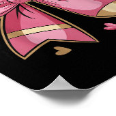 Pencil Coquette Bow Test Day Teacher Motivational  Poster (Ecke)