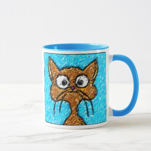 Pencil Crayon Kitty Tasse (Rechts)