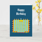 Pencil Maze Karte (Gelbe Blume)