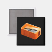 Pencil Sharpener Funny Office School Supplies Cost Magnet (Vorderseite/Rückseite)