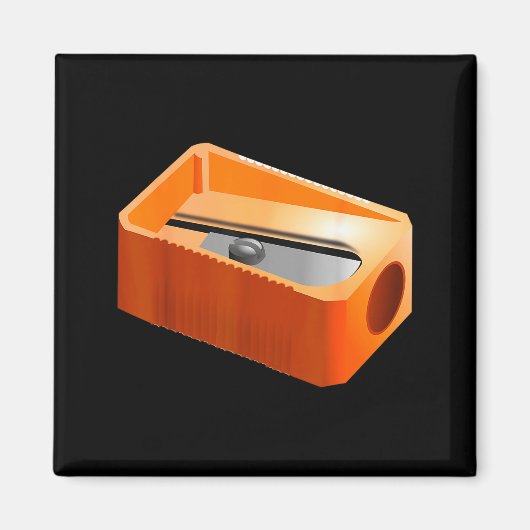 Pencil Sharpener Funny Office School Supplies Cost Magnet (Vorne)