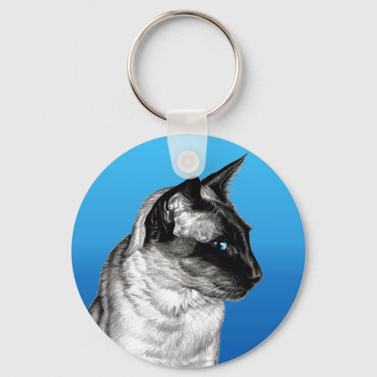 Pencil Siamese Schlüsselanhänger (Vorderseite)