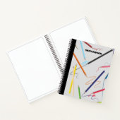 PENCIL SKRIBBLING DESIGN SKETCHBOOK NOTIZBLOCK (Innenseite)