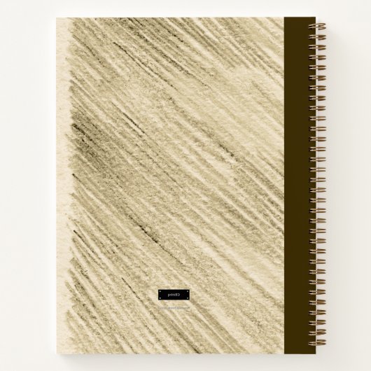 PENCIL STROKES DESIGN NOTIZBLOCK (Rückseite)