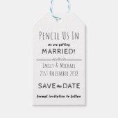 PENCIL US IN - kreieren Sie Ihre eigenen SAVE THE  Geschenkanhänger (Vorderseite)