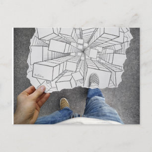 Pencil Vs. Camera - Vertigo Postkarte