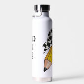 Pencils and Bows Teacher Trinkflasche (Rechts)