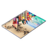 Pencils beach art notizblock (Linke Seite)