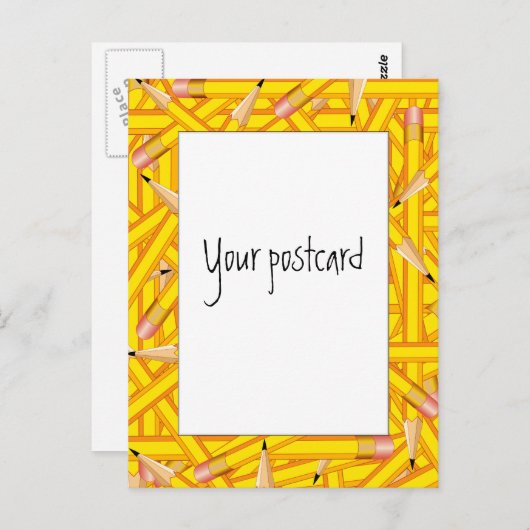 Pencils Frames Postkarte (Vorne/Hinten)