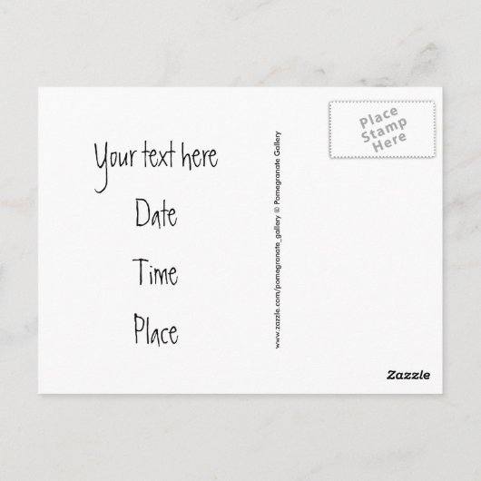 Pencils Frames Postkarte (Rückseite)