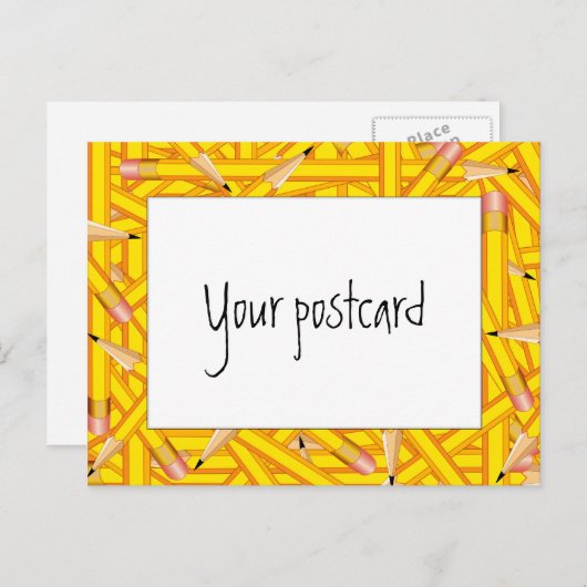 Pencils Frames Postkarte (Vorne/Hinten)