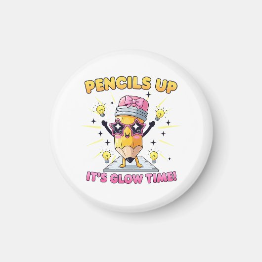 Pencils Up It's Glow Time Magnet (Vorne)