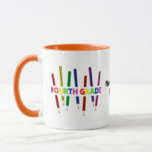 Pencils Vierte Tasse individualisierbarer Lehrer (Links)