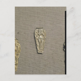 Pendant, der Astarte darstellt, Göttin der Fruchtb Postkarte