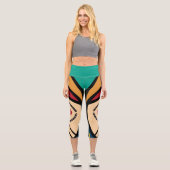 Pende Tribal Capri Leggings (Vorderseite)