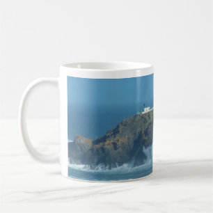 Pendeen Lighthouse Cornwall England Foto Kaffeetasse