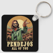 Pendejos Sie alle Jesus Sarcastic Spaß Christia Schlüsselanhänger (Rückseite)