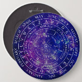 Pendelboard Diagramm Divinity Game Lila Space Button (Vorne & Hinten)