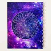 Pendelboard Diagramm Divinity Game Lila Space Planer (Rückseite)