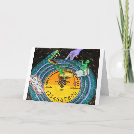 Pendeln, gibt es ein Ende der Zeit? Karte (Vorderseite)