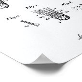 Pendelverkehr für Badminton 1927 Weißbuch zum Pate Poster (Ecke)