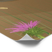 Pendle Hill Lancashire Poster (Ecke)