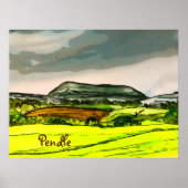 Pendle Hill Poster (Vorne)