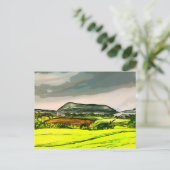 Pendle Hill Postkarte (Stehend Vorderseite)