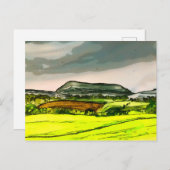 Pendle Hill Postkarte (Vorne/Hinten)
