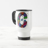 Pendler-Kaffee-Tasse des Buchstabe-C mit Monogramm Reisebecher (Vorderseite Links)