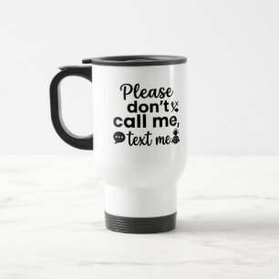 Pendler-Kaffeetasse, 0,45 l, lustiges Introvertier Reisebecher