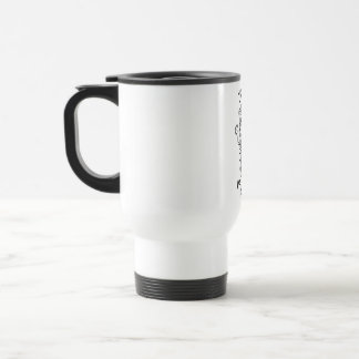 Pendler-Maus-Reise-Tasse mit mürrischem Gesicht Reisebecher