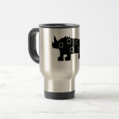 Pendler-Tasse, afrikanischer Rhino Reisebecher (Vorderseite Links)