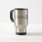 Pendler-Tasse DJ coole Hand Reisebecher (Vorderseite Links)