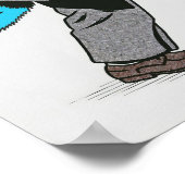 Pendlerkatze Poster (Ecke)